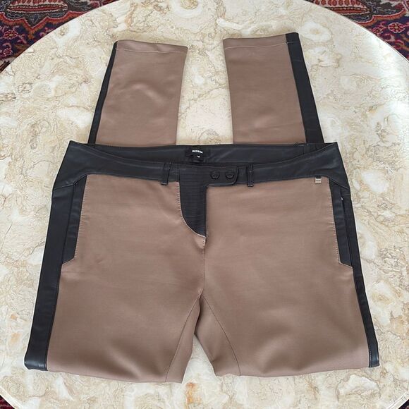 Rudsak Dara Leather & Stretch Polyester Spandex Equestrian Style Leggings - Picture 4 of 16